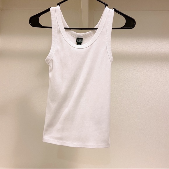 wild fable Tops - White Basic Tank